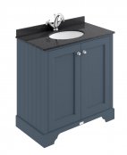 Bayswater 800mm Stiffkey Blue 2 Door Basin Cabinet