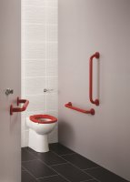 Armitage Shanks Doc M Contour 21+ Ambulant Care Back To Wall Pack - Red