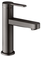 Keuco IXMO Single Lever Basin Mixer 100 (Flat Round Rosette) - Brushed Titanblack