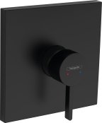 Hansgrohe Finoris Single Lever Shower Mixer for Concealed Installation - Matt Black