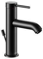 Keuco IXMO Single Lever Basin Mixer 100 with Pop-Up Waste (Soft Round Rosette) - Matt Black