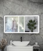 RAK Picture Soft 600x1000mm Silver Led Mirror - Chrome
