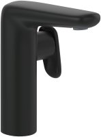 Villeroy & Boch Antao Basin Mixer with Side Lever & Pop-Up Waste - Matt Black