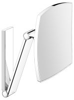 Keuco iLook Move Square Wall-Mounted Cosmetic Mirror - Chrome
