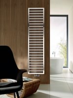 Zehnder Subway Electric White Radiator with Infra-red Control