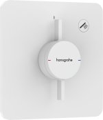 Hansgrohe Duoturn Q Mixer for Concealed Installation for 1 Function - Matt White