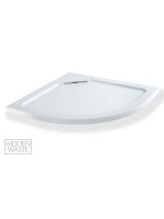 MX Expressions 800 x 800mm Quadrant ABS Stone Shower Tray (550 Radius)