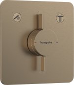 Hansgrohe Duoturn Q Mixer for Concealed Installation for 2 Functions - Brushed Bronze