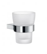 Smedbo Air Holder with Frosted Glass Tumbler