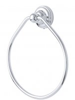 Perrin & Rowe Traditional 150mm Chrome Towel Ring (6935) - Stock Clearance