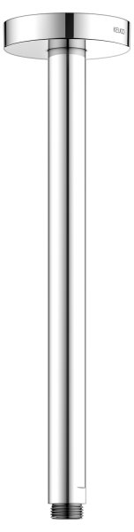 Keuco 300mm Ceiling Mounted Shower Arm with Round Rosette - Chrome