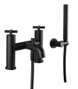 Just Taps Plus Solex Deck Mounted Bath Shower Mixer With Kit, Hp 1