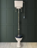Silverdale Belgravia High Level Toilet - Old English White