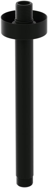 Villeroy & Boch Universal Round Ceiling Mounted Shower Arm - Matt Black - Stock Clearance