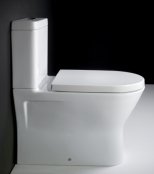 RAK Resort Maxi Close Coupled Back To Wall WC Pack With Wrap Over Soft Close Seat