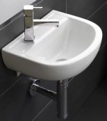 RAK Compact 38cm 1 Tap Hole Special Needs Basin With No Overflow
