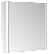 Keuco Somaris 800 x 700mm Wall-Mounted Heated 2 Door Mirror Cabinet - Mirror Finish