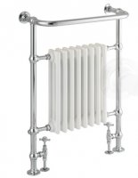 St James Towel Rail with Cast Iron Fins