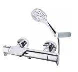 Marflow Alexia Wall Mounted Thermostatic Bath/Shower Mixer with Kit