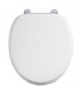 Burlington Bathrooms Gloss White Standard Close Seat and Cover - Stock Clearance