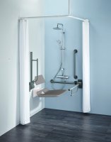 Armitage Shanks Doc M Contour 21 Shower Room Pack with Exposed Valve - Grey