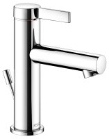 Keuco IXMO Single Lever Basin Mixer 100 with Pop-Up Waste (Pure Round Rosette) - Chrome