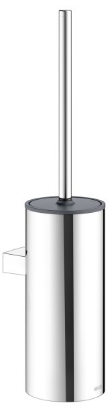 Keuco Collection Moll Wall-Mounted Toilet Brush Set - Chrome/Anthracite