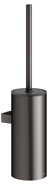 Keuco Collection Moll Wall-Mounted Toilet Brush Set - Brushed Titanblack/Anthracite