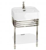 Arcade 60cm Basin with Wash Stand
