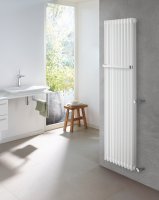 Zehnder Charleston Bar Towel Radiator 2-Column 742 x 302mm - White (Ral9016)