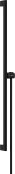 Hansgrohe Unica Shower Bar S Puro 90cm with Easy Slide Hand Shower Holder & Isiflex Shower Hose 160cm - Matt Black