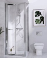 Aqua I Xtra Frameless Bifold Shower Door 800mm