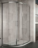 Sommer 8 Double Offset Door Quadrant Shower Enclosure 1000 x 800mm