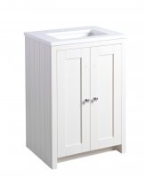 Tavistock Lansdown Linen White 600mm Underslung Unit & Basin