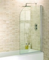 Aquadart Venturi 8 Round Edge 1400mm Bath Screen