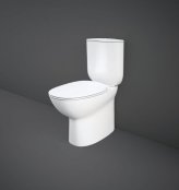 RAK Morning Rimless Close Coupled Back To Wall WC Pack With Soft Close Seat