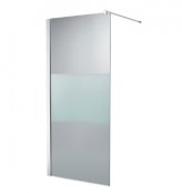 Ideal Standard Synergy 900mm Wetroom Panel - Ideal Clean Modesty Glass