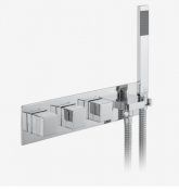 Vado Tablet iO Notion 3 Outlet 3 Handle Concealed Thermostatic Valve