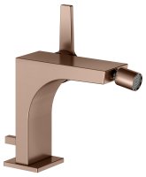 Keuco Edition 11 Single Lever Bidet Mixer with Pop-Up Waste - Brushed Red Gold