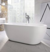 Scudo Onyx 1655 x 750mm Freestanding Bath - White