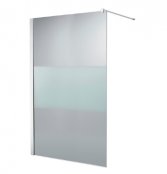 Ideal Standard Synergy 1200mm Wetroom Panel - Idealclean Modesty Glass