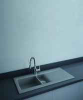 RAK Dream 1 Slim 1.5 Bowl Kitchen Sink 101cm - Matt Grey