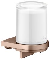 Keuco Collection Moll Lotion Dispenser with Holder & Pump - Brushed Red Gold