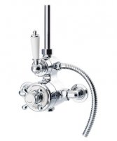 St James Classical Exposed Thermostatic Shower Valve with Diverter