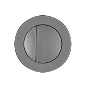 Tavistock Round Dual Flush Button - Gunmetal