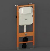 RAK Ecofix 12cm Front Flush Regular Concealed Cistern And Frame For Wall Hung Pan
