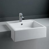 RAK Basins 46cm 1 Tap Hole Nova Semi Recessed Basin