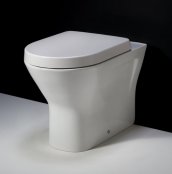 RAK Resort 45cm Extended Height Back To Wall Pan With Wrap Over Soft Close Seat