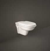 RAK Washington WC's Full Access Close Coupled WC Pan With Lever Handle And Soft Close Seat