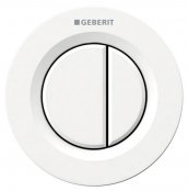 Geberit Type 01 White Alpine Dual Flush Button For 8cm Concealed Cistern